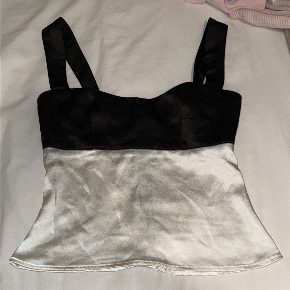Black and Silver Women's Top